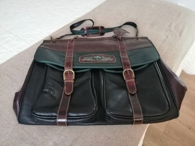 Bolso viaje de Nobuck. Vintage.
