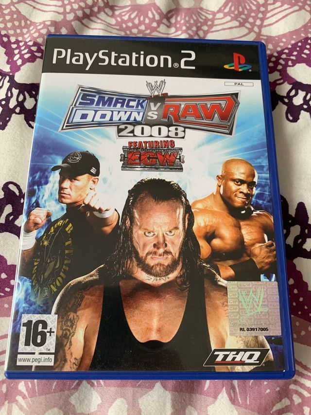 Smackdown vs Raw 2008 PS2 Completo
