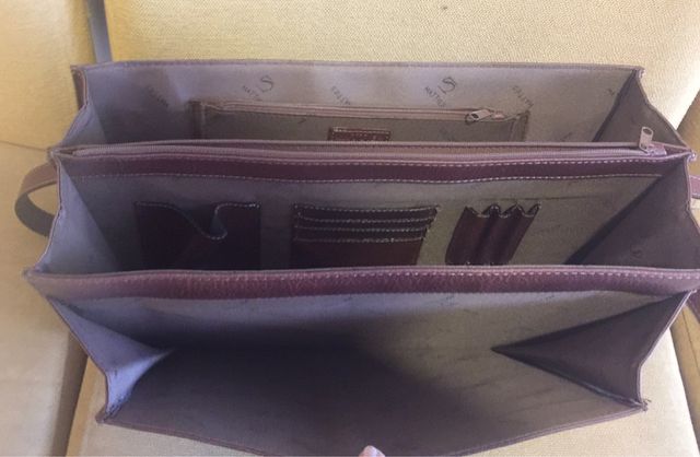 Maletín de piel. Totalmente nuevo