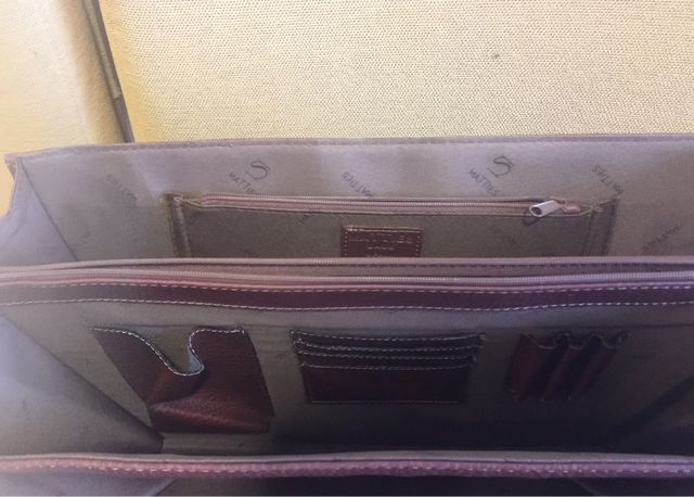 Maletín de piel. Totalmente nuevo