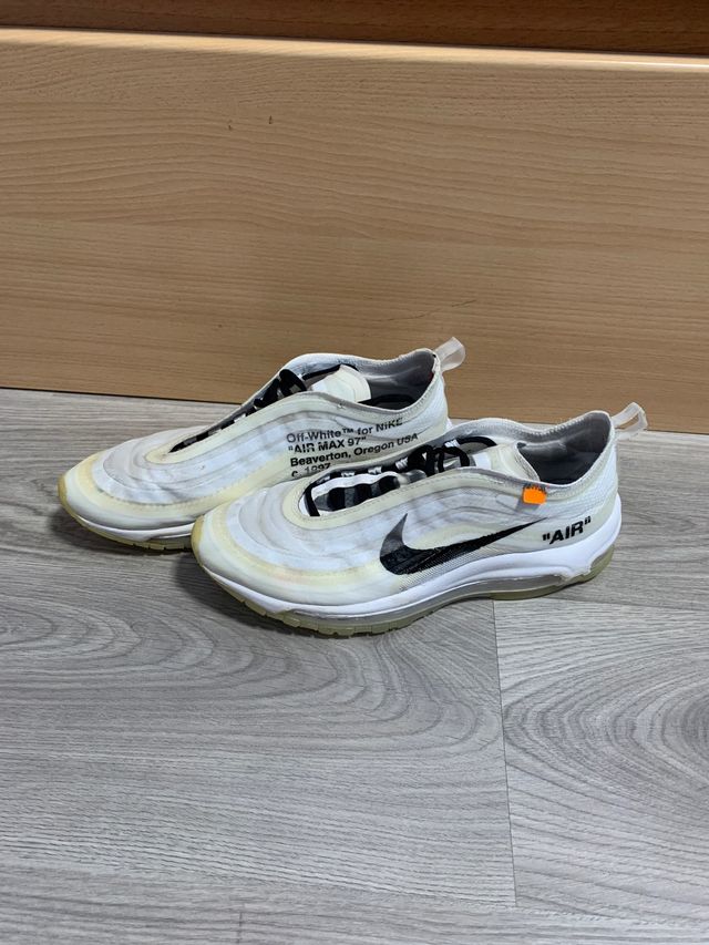 Obediente Chip cualquier cosa Nike air max 97 x off white talla 44 de segunda mano por 15 € en Zaragoza en WALLAPOP Obediente Chip cualquier cosa Nike air max 97 x off white talla 44 de segunda mano por 15 € en Zaragoza en WALLAPOP