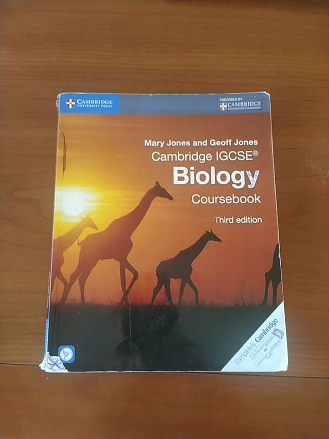 Libro y CD biology Cambridge IGCSE