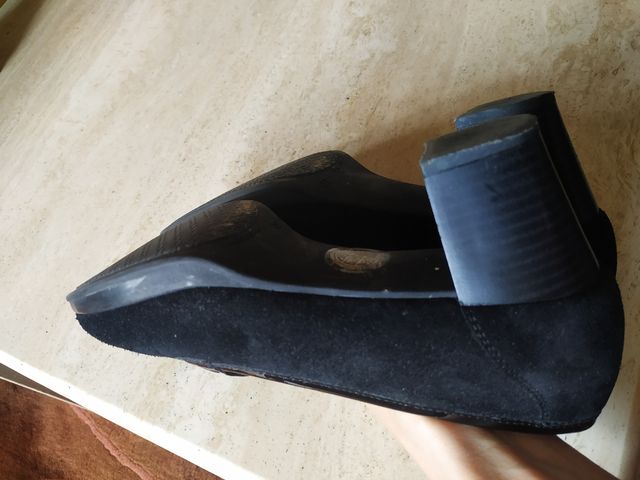 Zapatos tacón salón de piel, Kroc. (37)