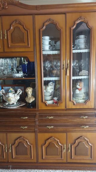 Mueble cerezo de salon de segunda mano en Cartagena en WALLAPOP