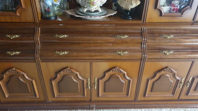 Mueble cerezo de salon de segunda mano en Cartagena en WALLAPOP