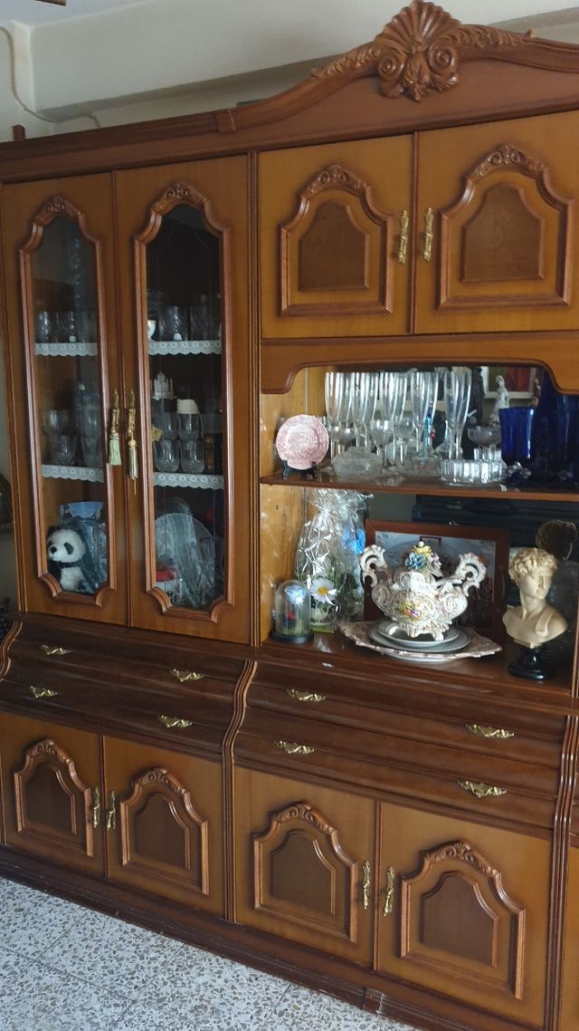 Mueble cerezo de salon de segunda mano en Cartagena en WALLAPOP