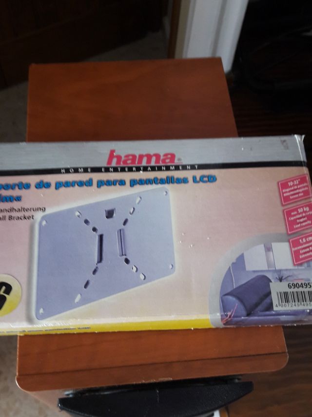 vendo soporte hama de tv lcd de 10 a 32 pulgadas