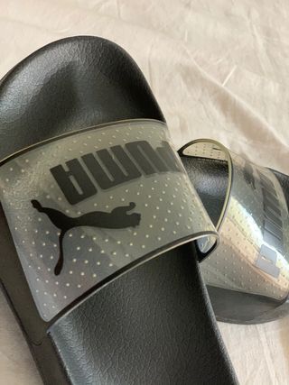 chanclas puma transparentes