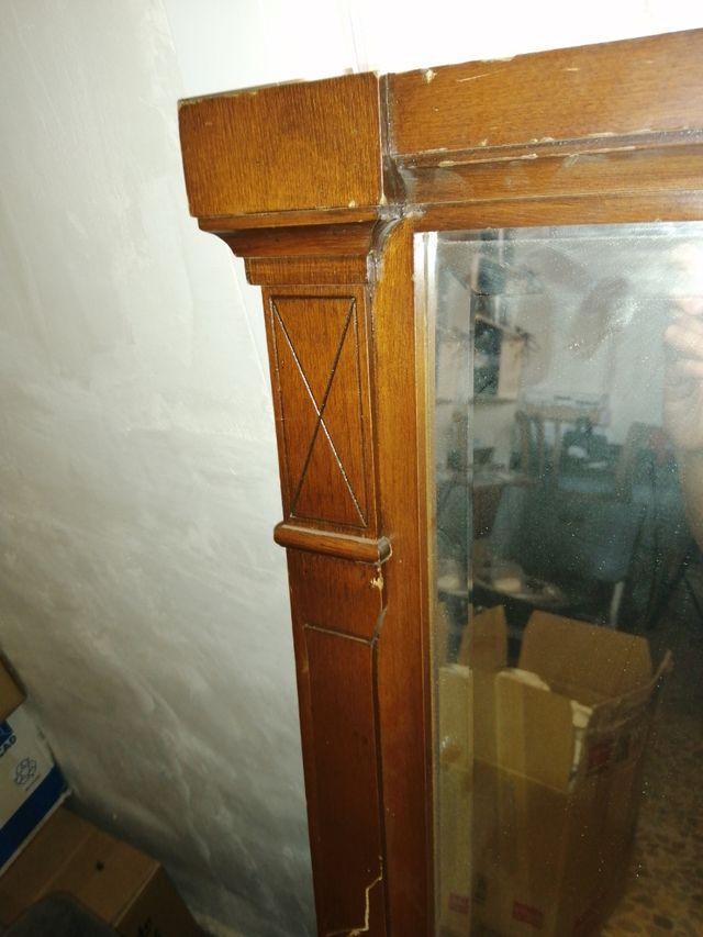 ESPEJO NOGAL RESTAURAR de segunda mano por 33 € en San Fernando de