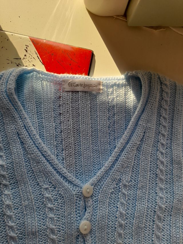 chaqueta bebe azul celeste