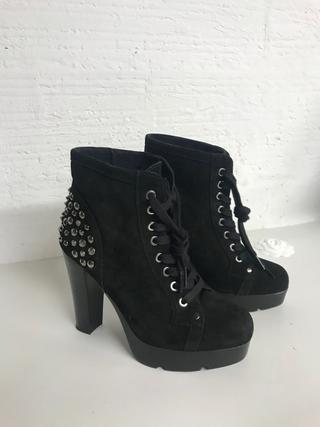 BOTIN ALPE PIEL NOBUCK NEGRO T.38 nuevos