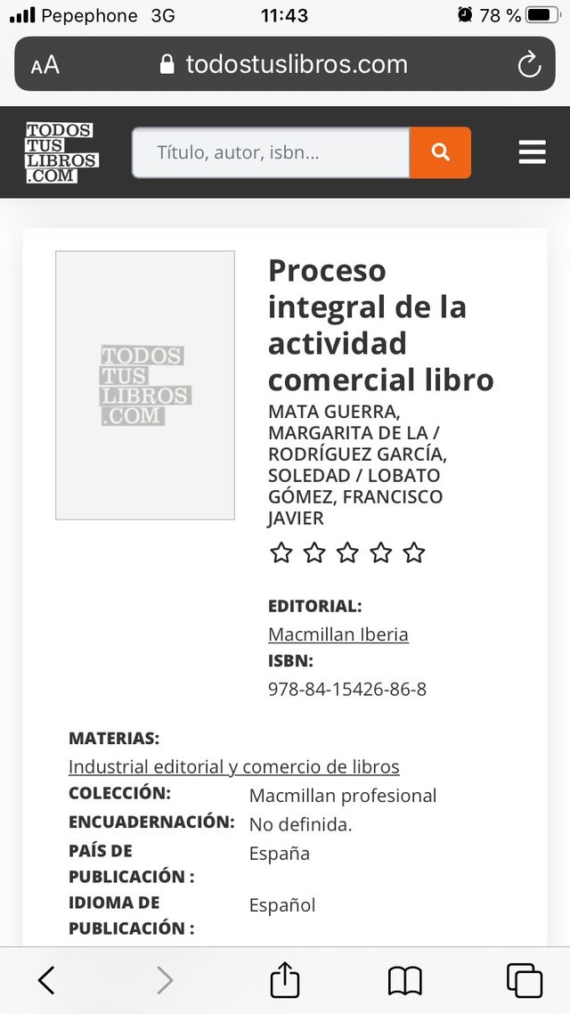 Proceso Integral de la actividad comercial