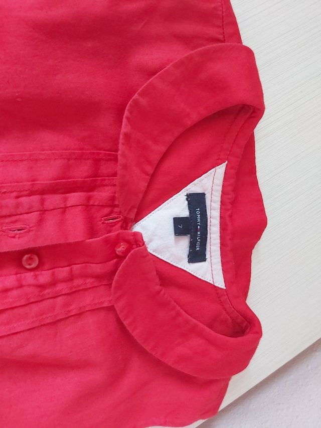 Vestido Tomy Hilfiger rojo T 7
