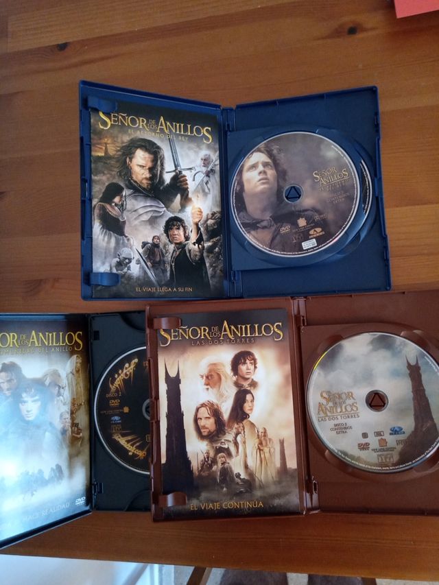 Trilogia de El Señor de los Anillos en DVD