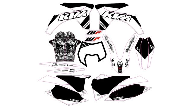 Kit de adhesivos ktm 2012-2013