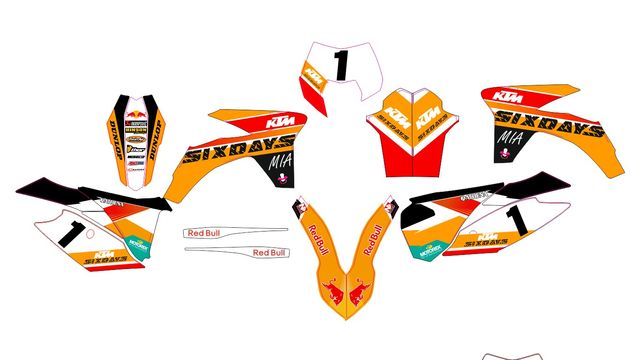 Kit de adhesivos ktm 2012-2013