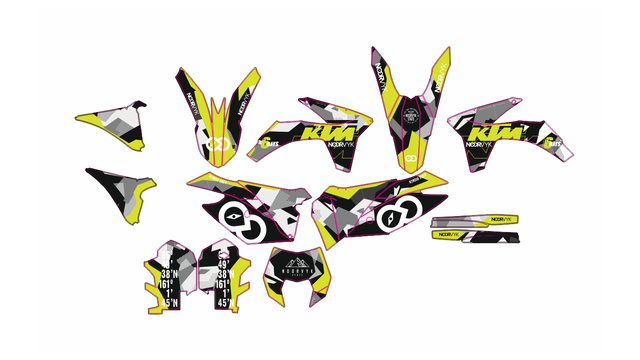 Kit de adhesivos ktm 2012-2013