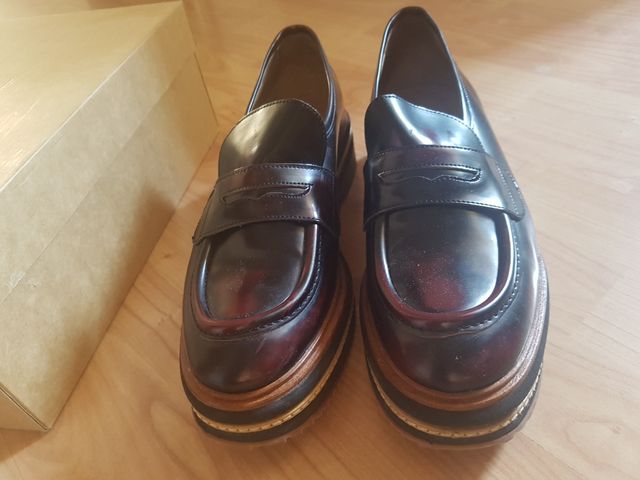 Zapatos marron mocasin nuevo num 41