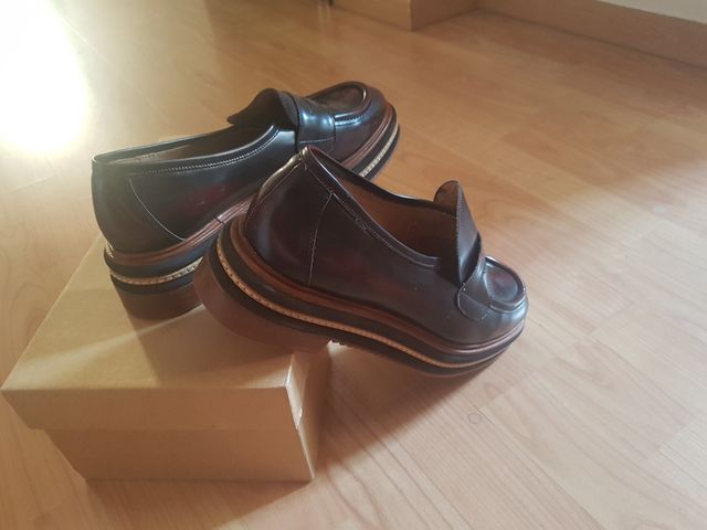 Zapatos marron mocasin nuevo num 41