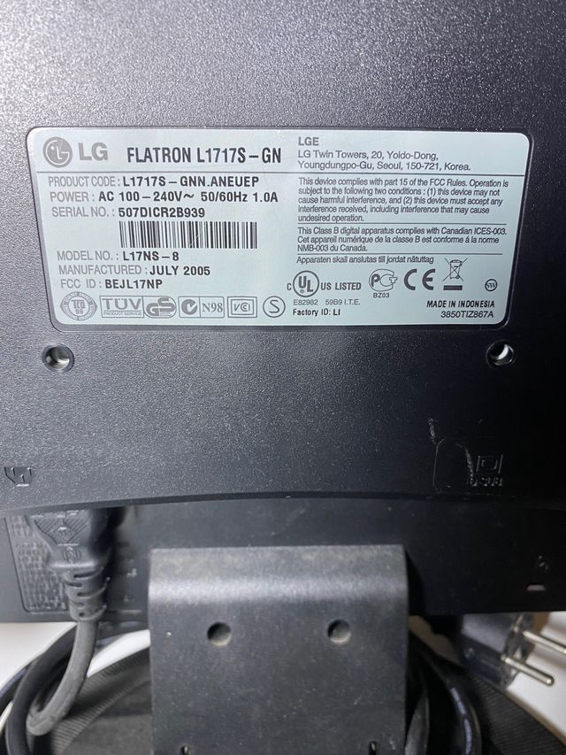 Pantalla de ordenador LG