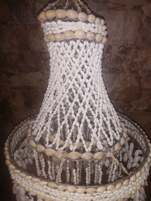 lámpara de Caracolas marinas