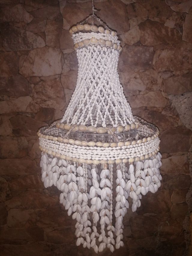 lámpara de Caracolas marinas