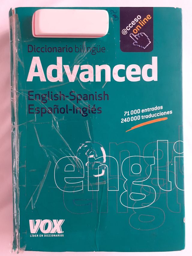 DICCIONARIO ESPAÑOL INGLES ADVANCED VOX