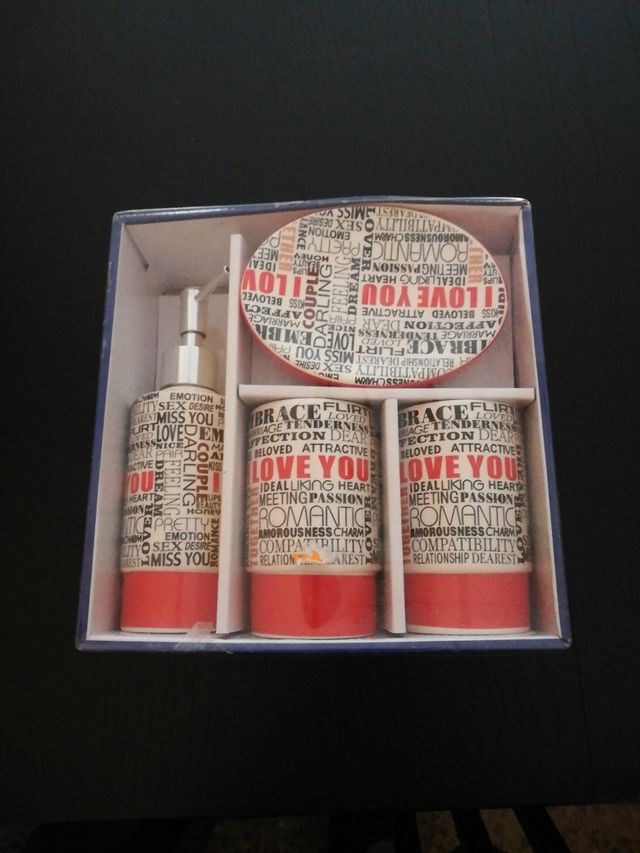 Juego de baño de ceramica