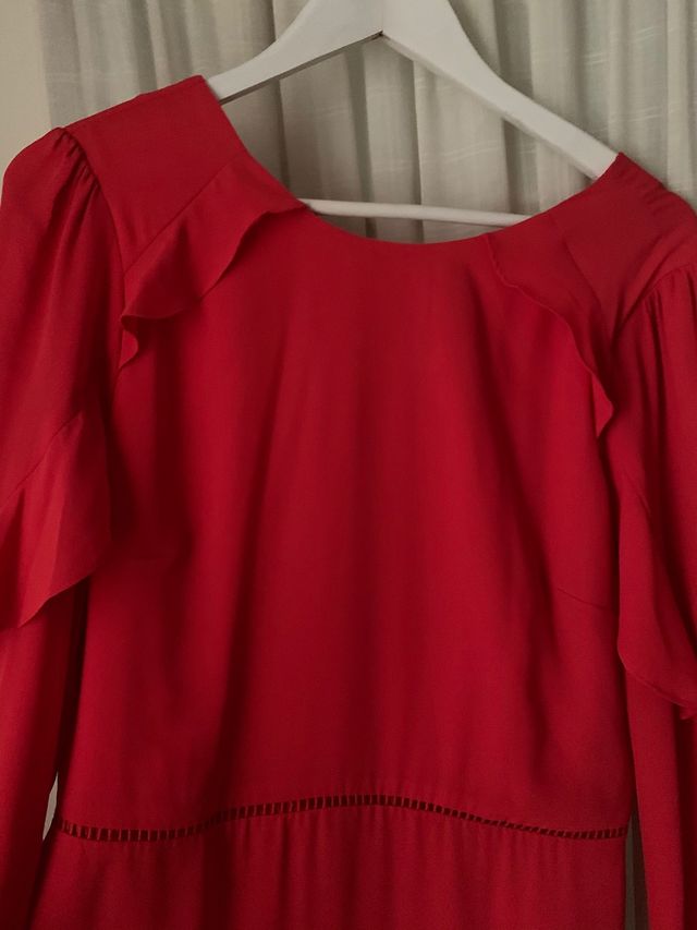 Vestido elegante rojo