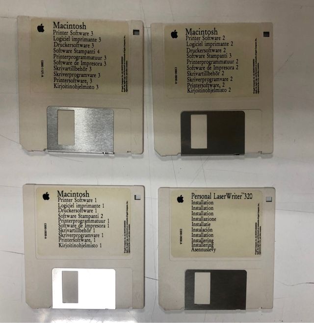 Discos instalación LaserWriter 320