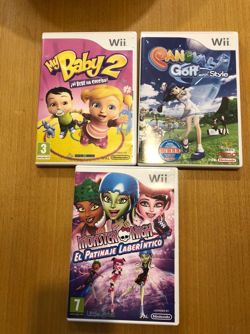 Imagen de 3 Juegos wii