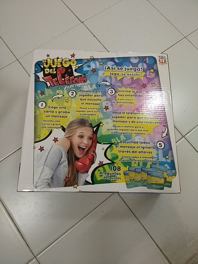 Juego De el teléfono electrónico.