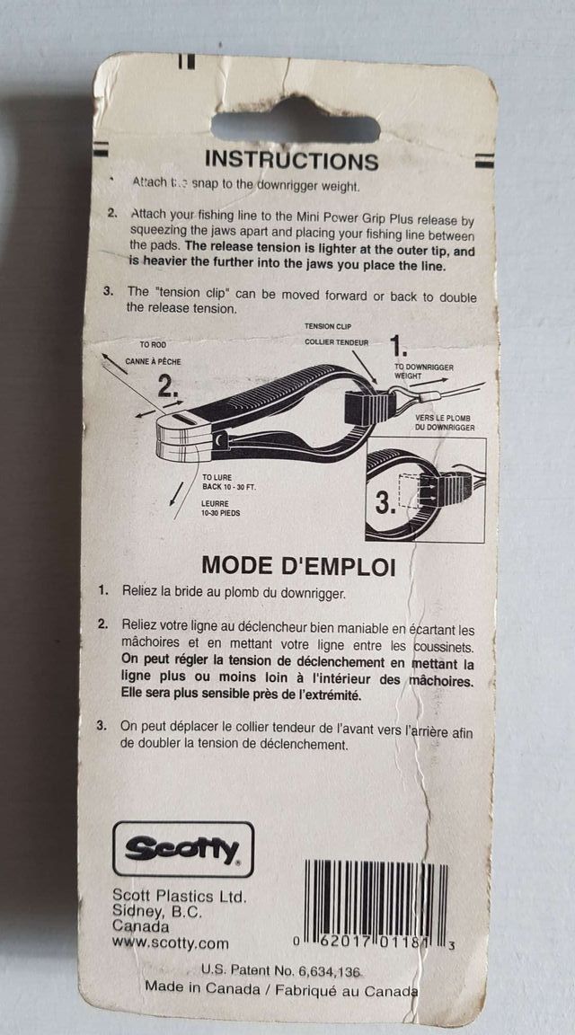 PINZAS PARA CURRICAN DE FONDO O TANGONES