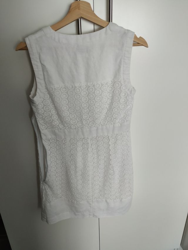 Vestido blanco Tintoretto. Talla S (36)