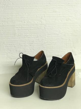 ZAPATOS PLATAFORMA YELLOW T. 38 nuevos