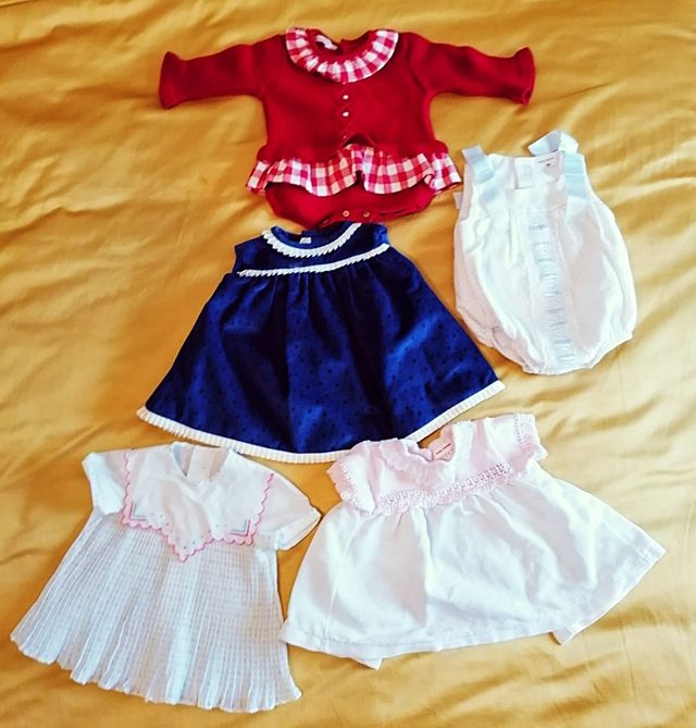 Lote de vestiditos de 0 a 3meses