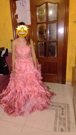 Vestido de fiesta gitana de segunda mano en WALLAPOP