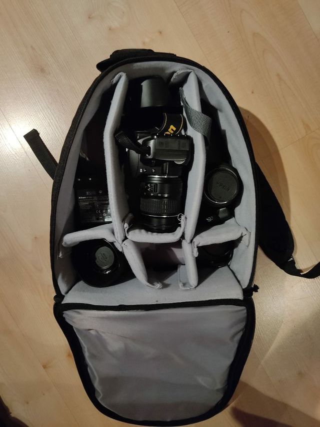 Nikon D3100 DX 18-55mm+objetivo Sigma