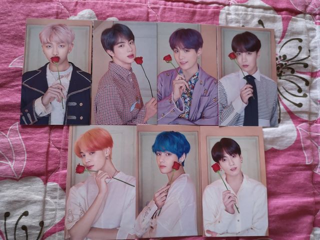 BTS Persona - photocard roses pack