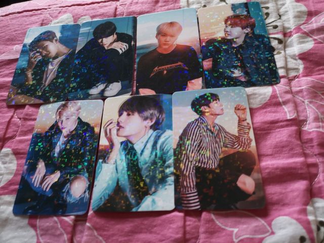 BTS pack photocards