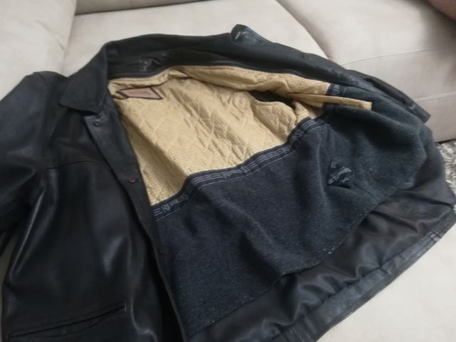 PELLIZA de piel auténtica REDSKINS