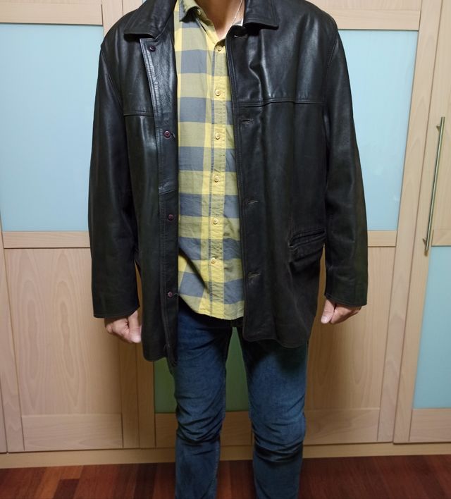 PELLIZA de piel auténtica REDSKINS