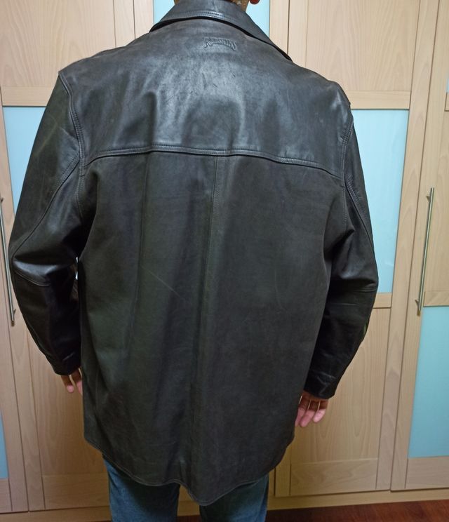 PELLIZA de piel auténtica REDSKINS