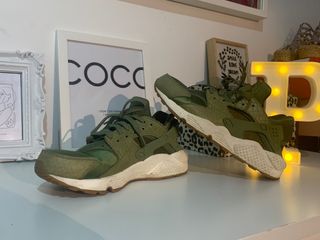 nike huarache verde militar