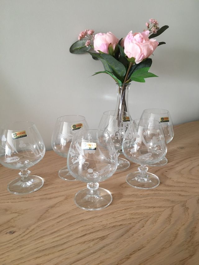 Óculos de cristal boêmios