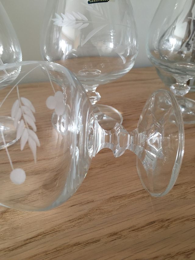 Óculos de cristal boêmios