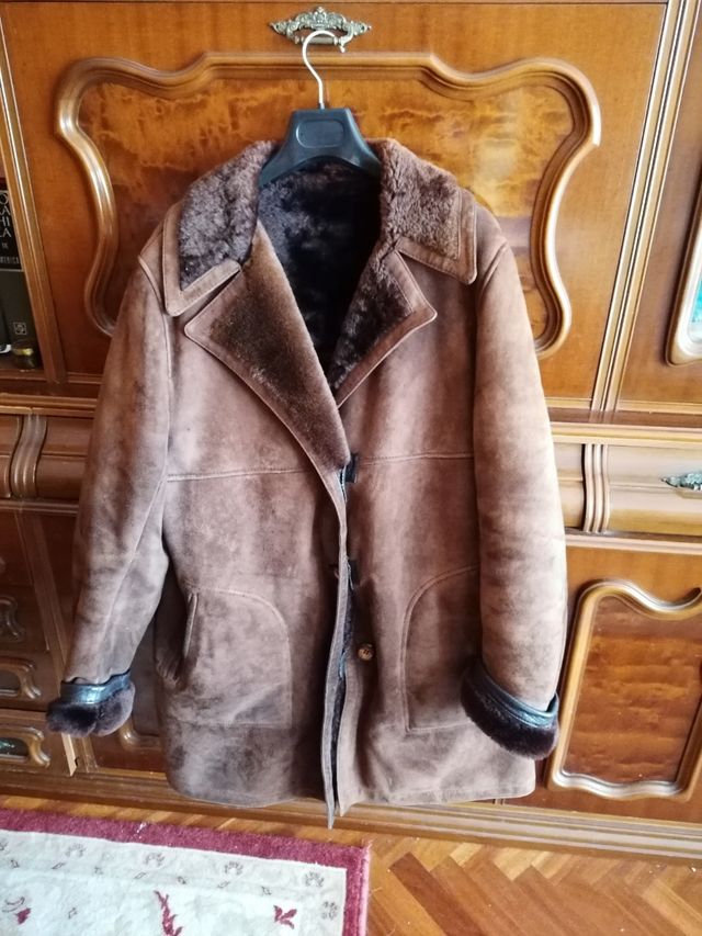 chaqueta de ante