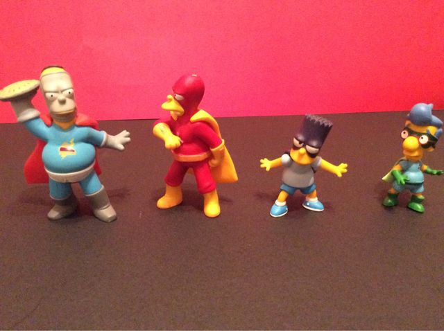 Lote de bonecos figuras Simpson