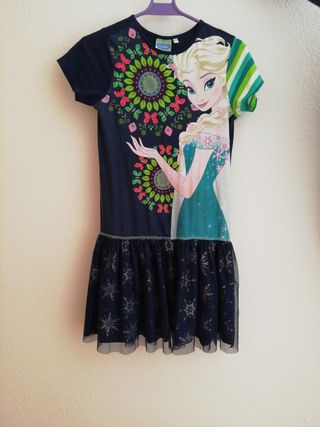 DESIGUAL VESTIDO DE FROZEN 13-14 AÑOS de segunda mano por 5 EUR en Zamora  en WALLAPOP