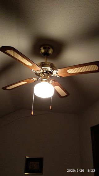 Ventiladores de Techo segunda mano en Móstoles | WALLAPOP Lámparas con ventilador de segunda mano en Móstoles en WALLAPOP